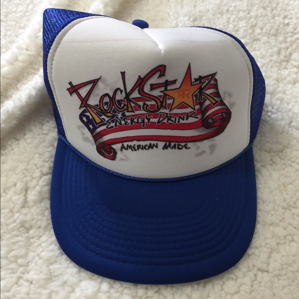 Rockstar trucker hat